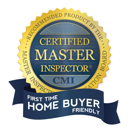 Certified Master Inspector first-time home buyer friendly badge